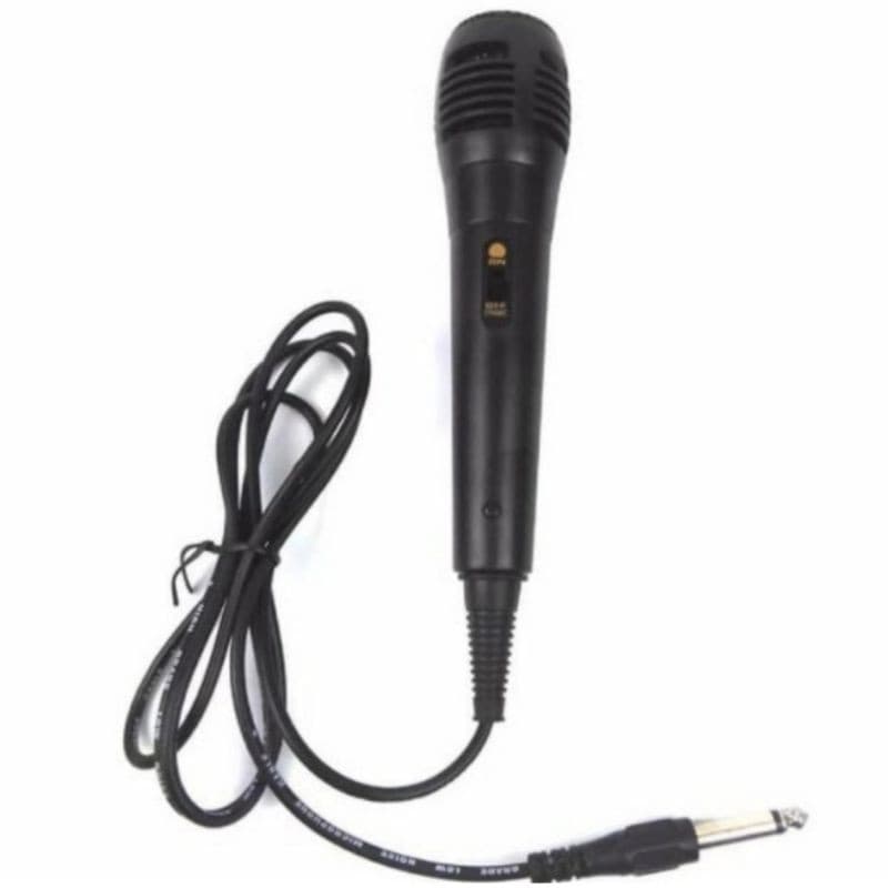 Microphone Kabel Mic Karaoke Speaker Jack 3.5mm Colokan Besar