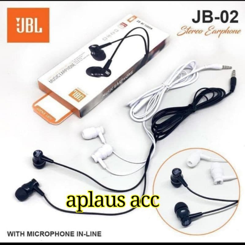 Handsfree/Headset JB-02 + Mic Musik Earphone