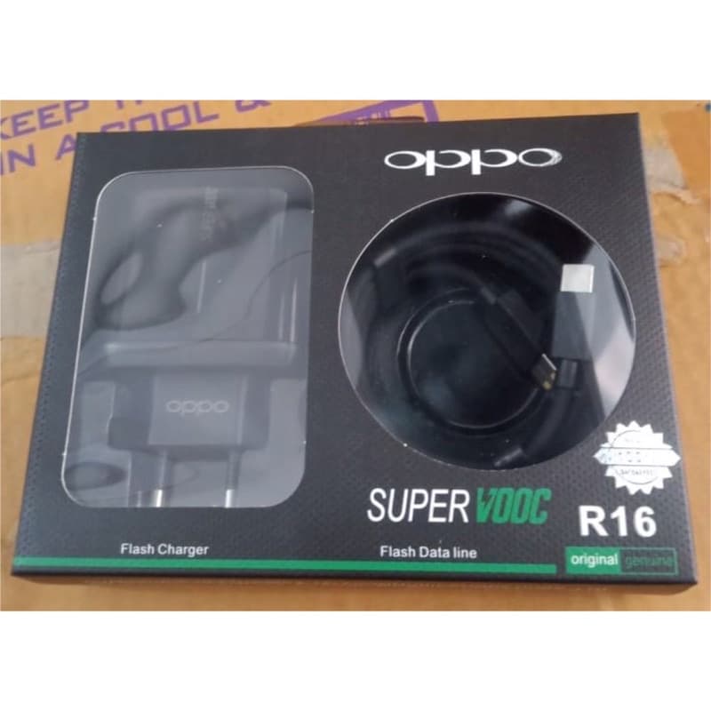 Charger Oppo Ori 100 Super VOOC R16 Colokan Type C