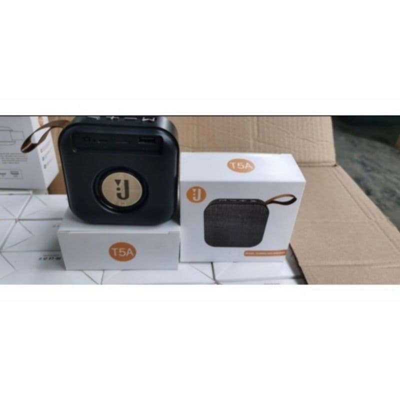 Speaker Bluetooth T5A Subwoofer Portable Music Box Wireless Support Memory Aux FM Radio