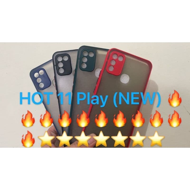 Case Infinix Hot 11 Play / Hot 10 Play Dove Matte Transparan Handphone Hp