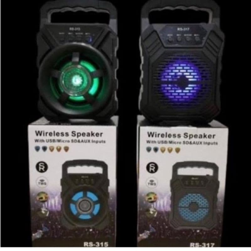 Speaker Bluetooth RS-315 + LED