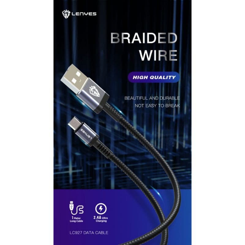 Kabel Data Lenyes 2.4A LC-927 Type C