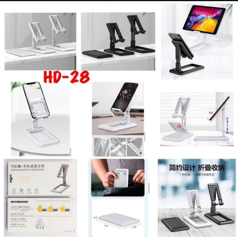 Holder Hp Lipat Universal HD-28 Holder Tab Folding Table Stand HD28