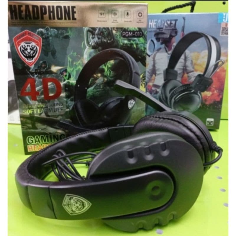 Headset Gaming 4D PGM-010 SURROUND SOUND Headset Gaming jack single