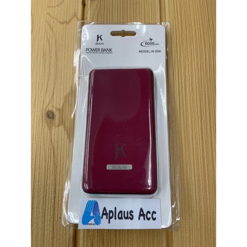 Powerbank Real 6.000 Mah JIEKAI JK-004 (2USB) Kualitas Bagus