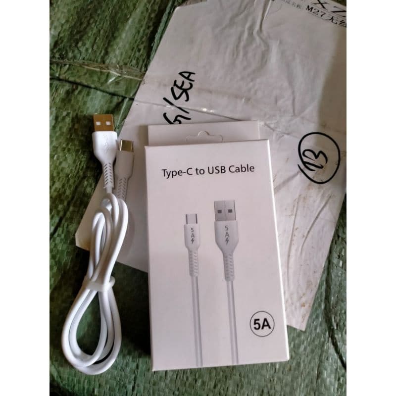 Kabel Data Type C  5A Ori 99%(Support Fast Charging
