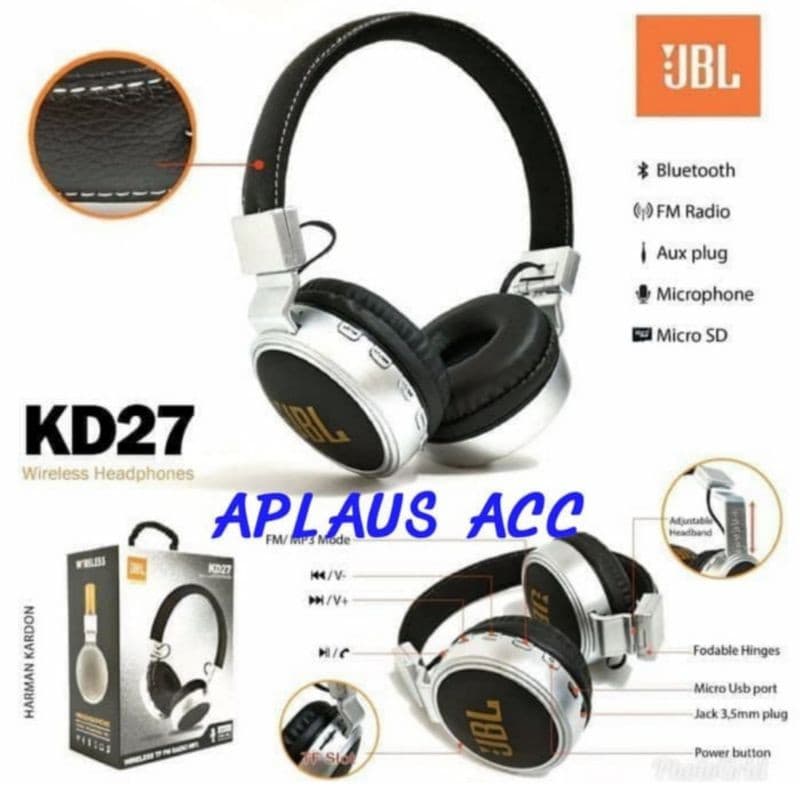 Handsfree Headset Bando Bluetooth JBL KD-27
