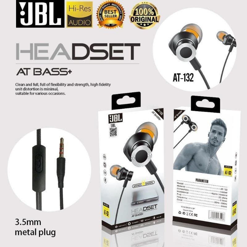 Handsfree Headset Earphone J AT-132 Besi
