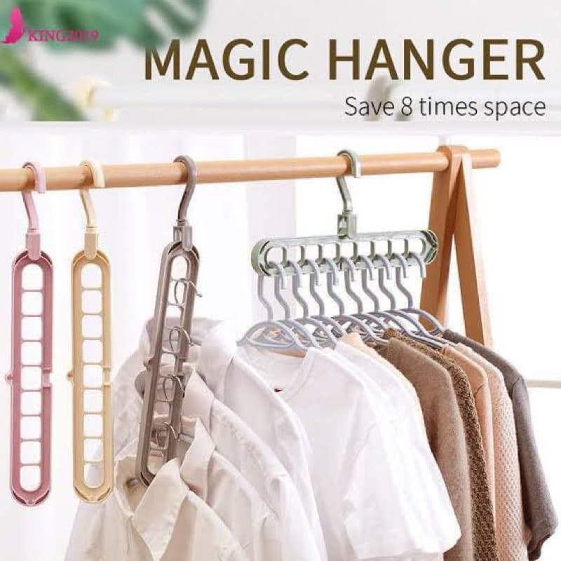 Magic Hanger 9 in 1 Gantungan Serbaguna Lubang