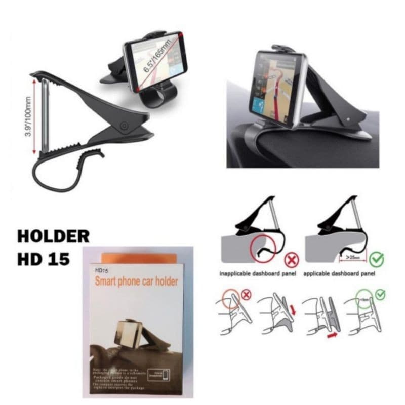 Holder Mobil HD-15 Universal Car Holder HD15 Holder HP