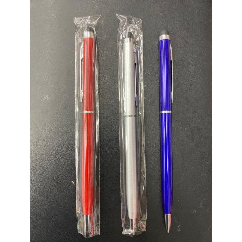 Pen stylus 2in1 buat tulis di hp dan tablet bisa berfungsi pena biasa