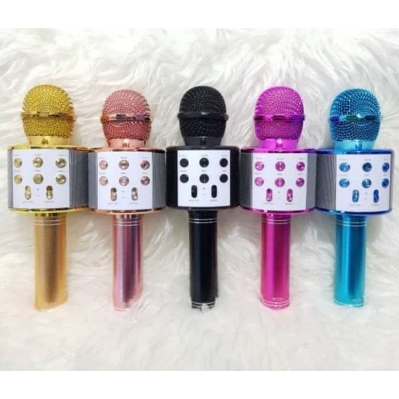 Mic Karaoke / Speaker Bluetooth Wireless WS-858 / WS858