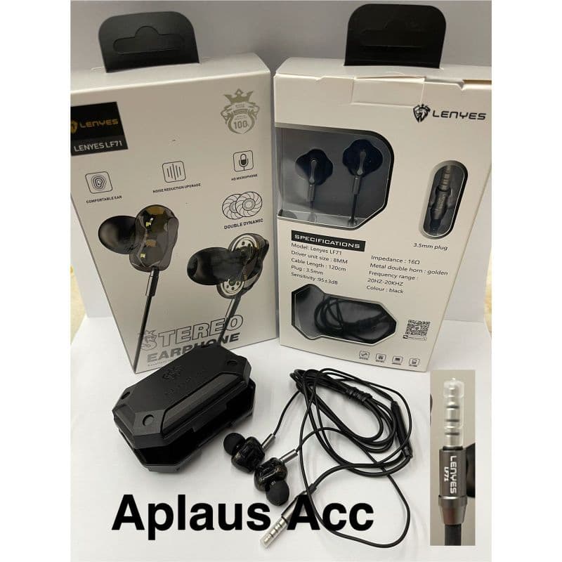 Headset Handsfree Lenyes LF71 Original LF-71 Super Bass