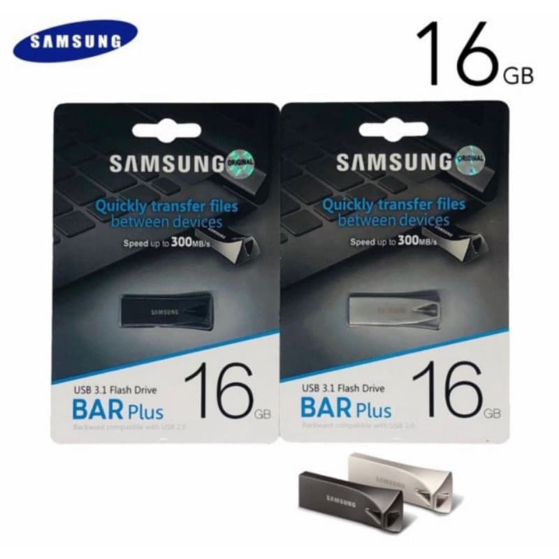 Flashdisk Samsung 16 GB USB 3.1 Original 100% Stainless Flash Drive