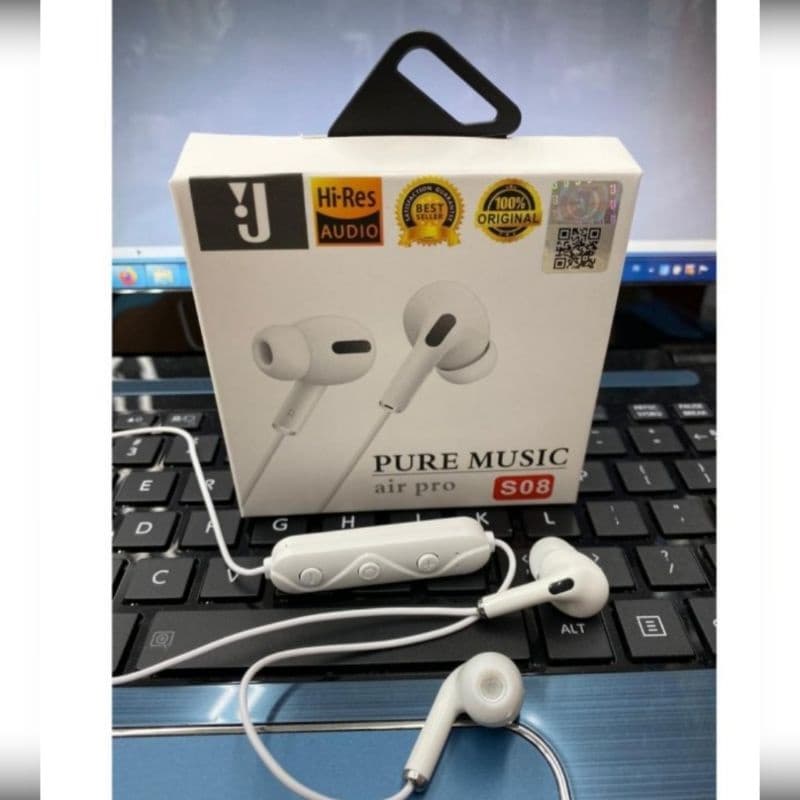 Handsfree Bluetooth Kabel J S08 Headset Bluetooth Kabel