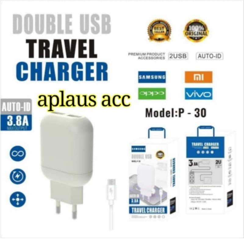 Charger Branded P-30 2USB
