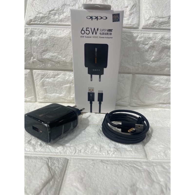 Charger Oppo Ori Super Vooc Type-C 65W Support Vooc