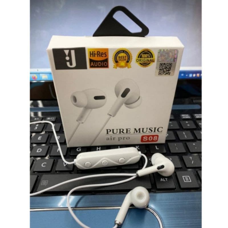 Handsfree Bluetooth Kabel J S08 Headset Bluetooth Kabel