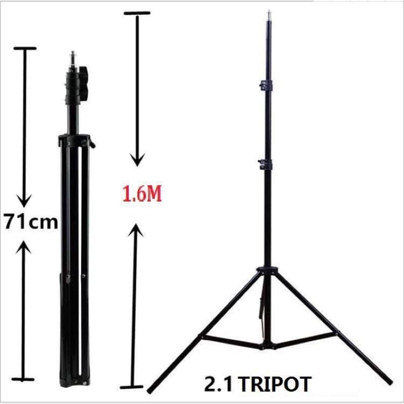 Paket Komplit Tripod 2,1 Meter Bluetooth + Holder + Miniball + Remote Selfie Sepuasnya