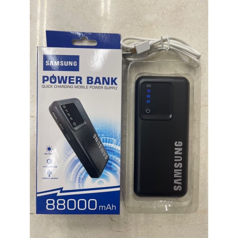 Powerbank Samsung 88.000 Mah LED 3 USB Universal