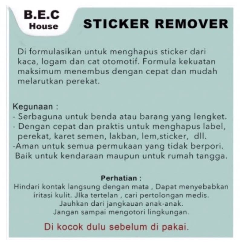 Spray Penghapus Bekas Cat Noda Lem Sticker Remover Spray