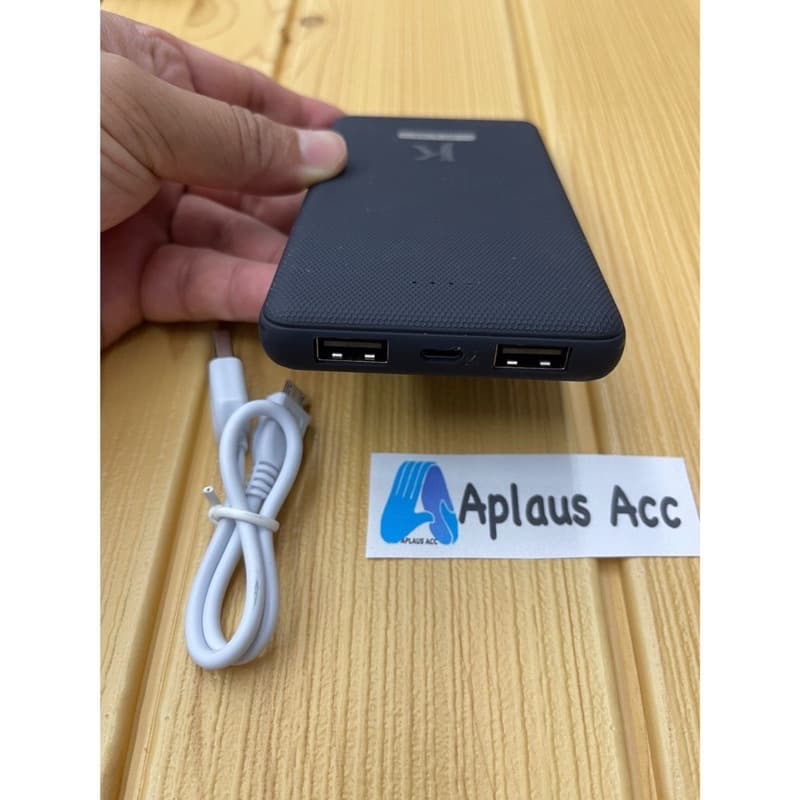 Powerbank Real 6.000 Mah JIEKAI JK-004 (2USB) Kualitas Bagus