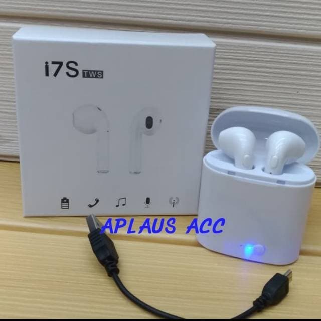 HANDSFREE BLUETOOTH i7S  TWINS EARPHONE 1 KIRI KANAN