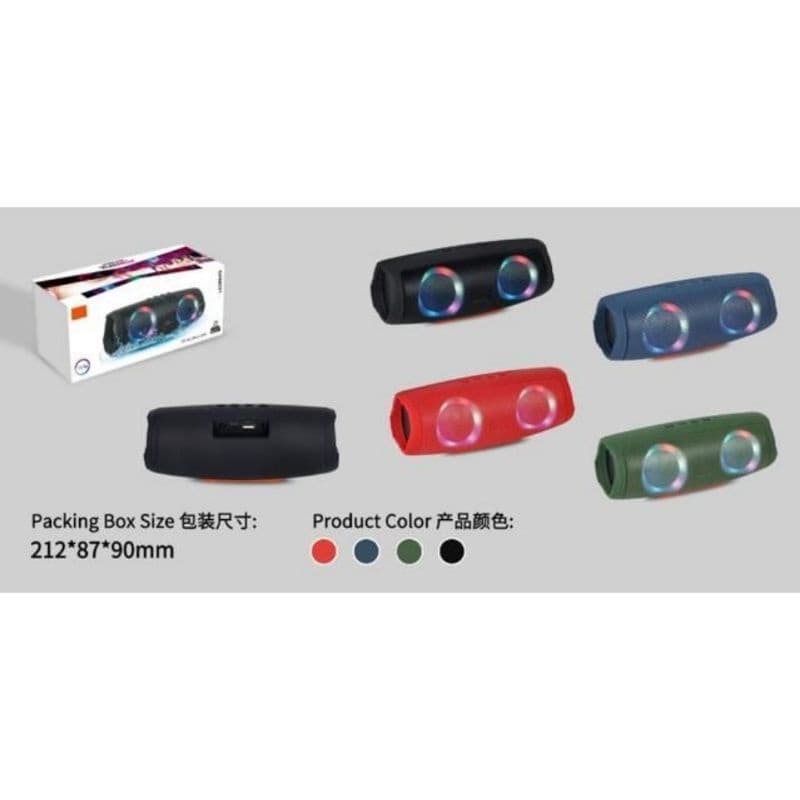 Speaker Bluetooth TWS B-17 CHARCE5 LAMPU RGB