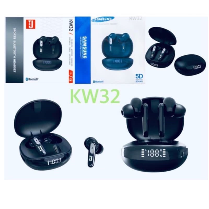 Handsfree Headset Earphone Bluetooth Samsung & J KW-32