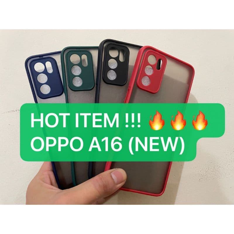 Case OPPO A16 Dove Matte Transparan Softcase Handphone Hp