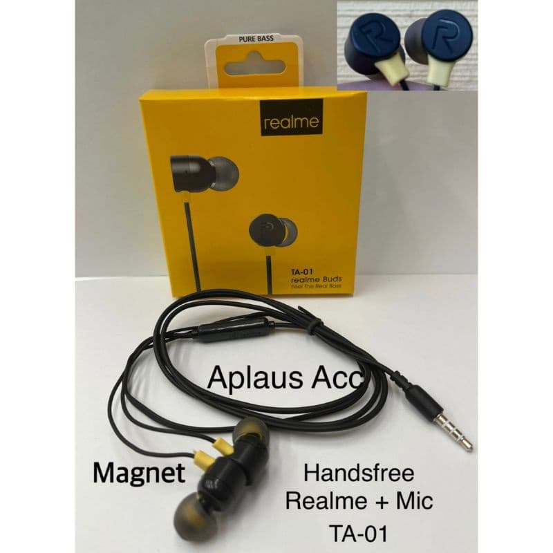 Handsfree Headset Earphone TA01 Realme Magnet TA-01
