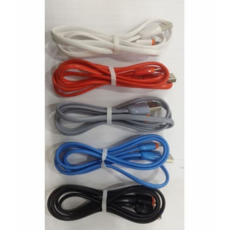 Kabel Data Warna D5 Micro V8 1 Toples 30 pcs Fast Charging