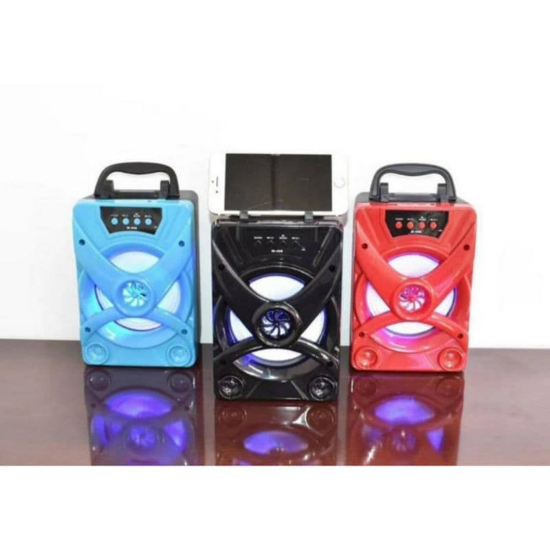Speaker Bluetooth M408 LED Standing HP Portable Wireless Speaker