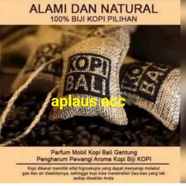 Parfum Pengharum Mobil Biji Kopi Asli