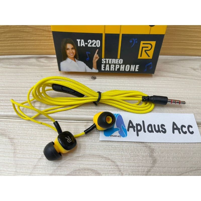 Handsfree Realme TA220 + Mic Stereo Earphone TA-220 Suara Bagus