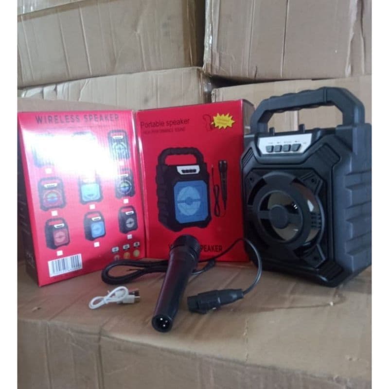 Speaker Bluetooth Karaoke YD 702 Free Mic