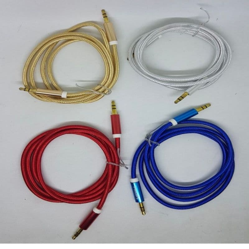 Kabel Audio Aux Philips KA03 1 in 1 Jack 3.5mm Besi Hp Mobil Speaker