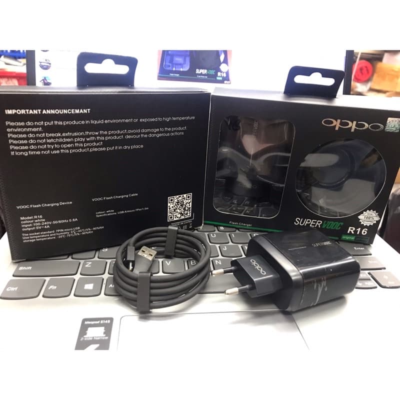 Charger Oppo Ori 100 Super VOOC R16 Colokan Type C