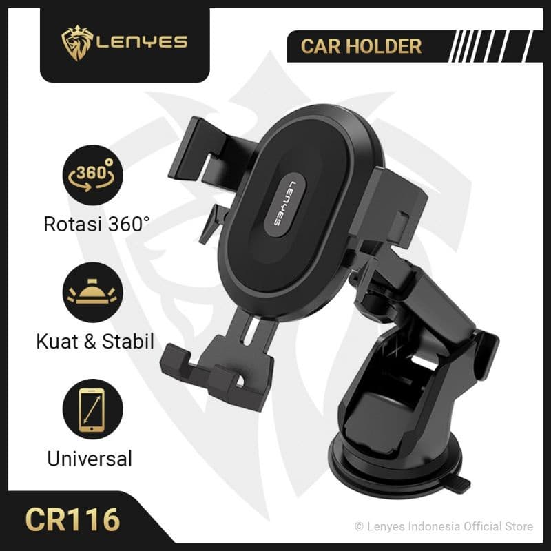 Holder Phone Mobil CR-116 Merek Lenyes Original Kualitas Bagus