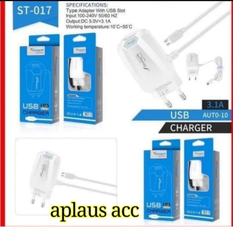 Charger Strength  ST-017 + USB 3.1A 1USB