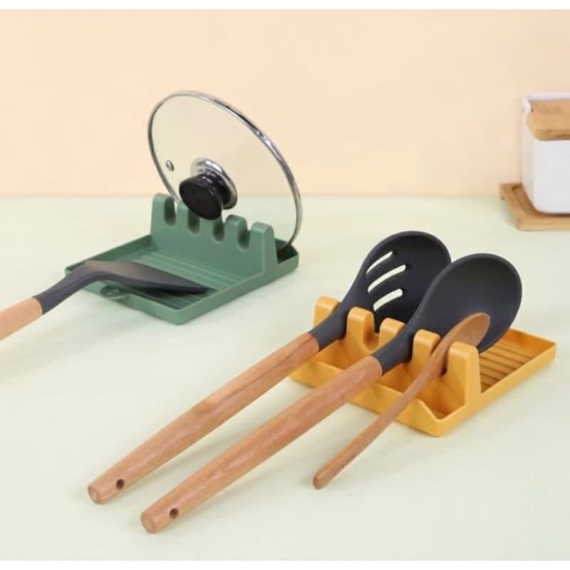 Tatakan Holder Spatula / Tutup Panci Kitchen Utensil