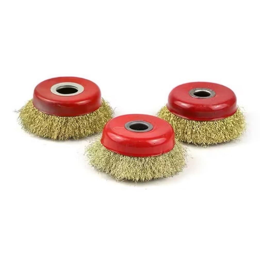 Sikat Mangkok Kawat 3inch Kepala Sikat Kawat Gerinda Wire Cup Brush Polishing Wheel