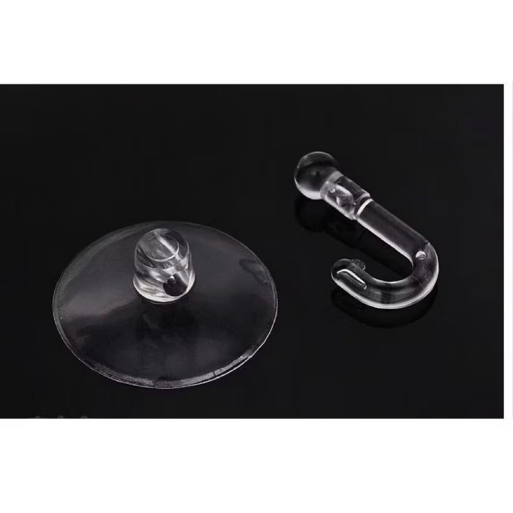 (GROSIRAN) Gantungan Kop Kaca Tempel 3cm 4cm 5cm Gantungan Hook Pakaian Kunci Multifungsi