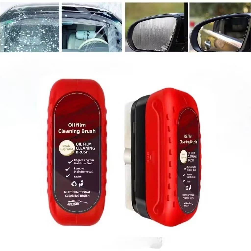 Sikat Pembersih Kaca Mobil Sikat Jamur Kerak Kaca Mobil Car Glass Oil Film Cleaning Brush