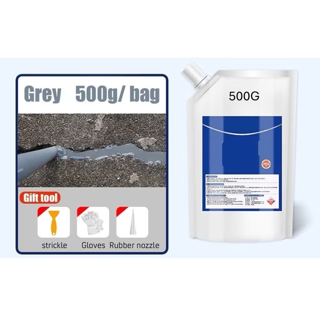 Lem Dempul Cepat Kering 500g Lem Beton Anti Retak Semen Elastis Lubang Bocor Anti Retak