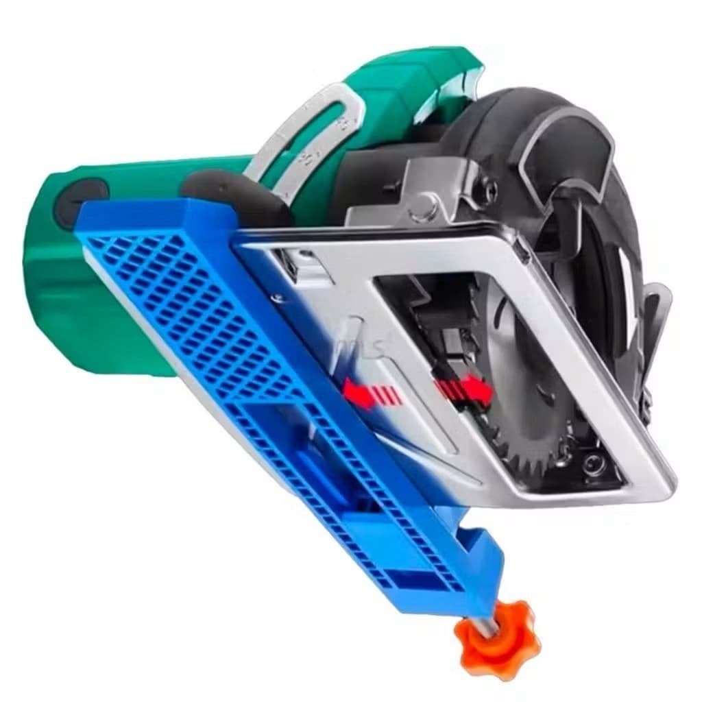 Circular Saw Base Guide Adjustable Penggaris Panduan Mesin Potong Kayu Ruller Straight Guide