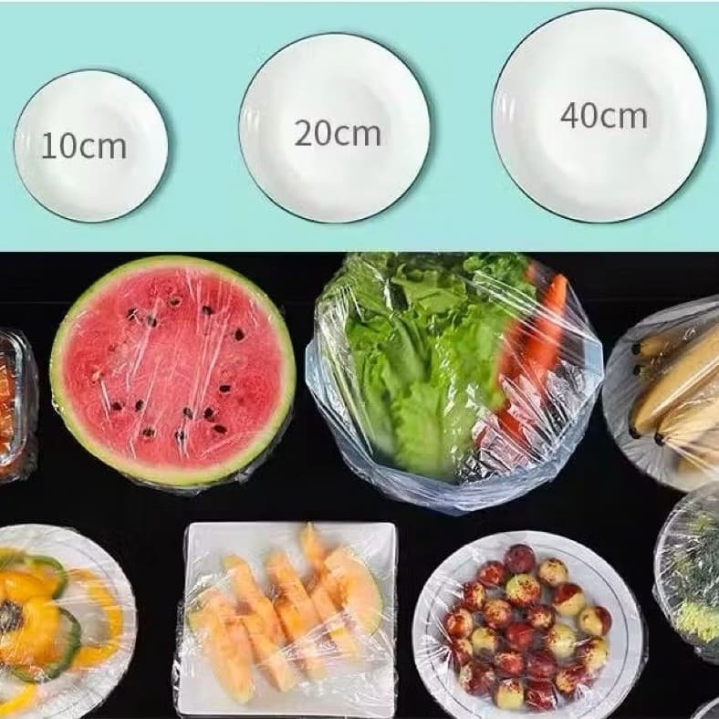 Plastik Penutup Makanan Karet Shower Cup Plastik Penutup Rambut Kepala Plastik Pelindung Makanan