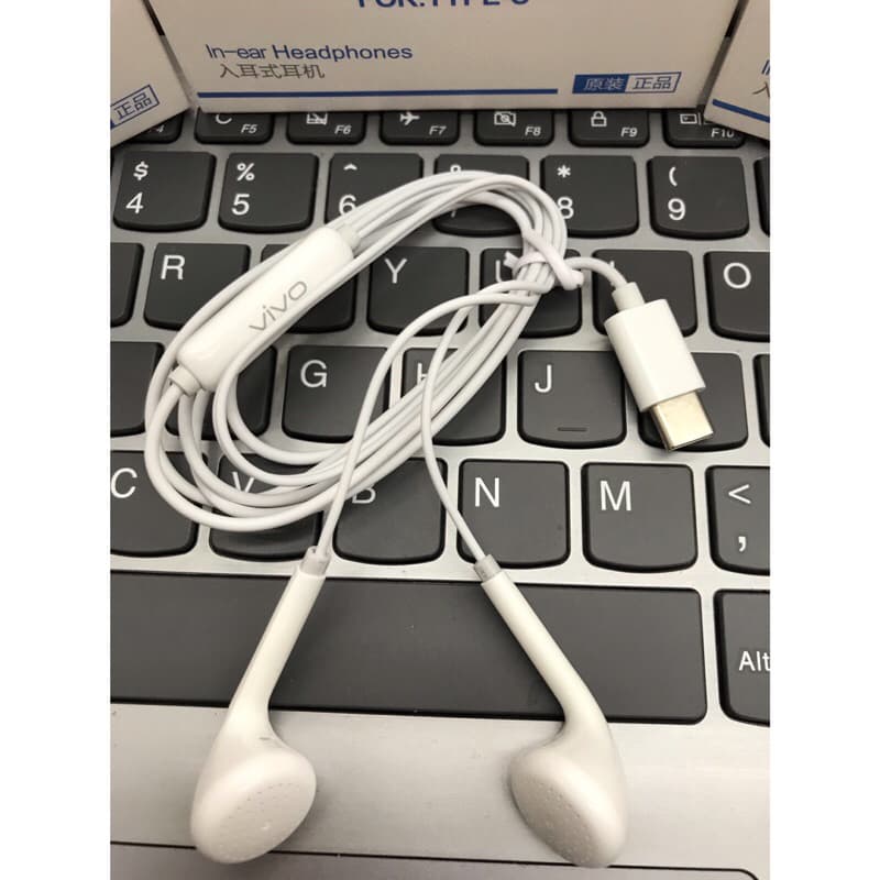 Handsfree Vivo CV-133 Konektor Type C Ori 100 Headset