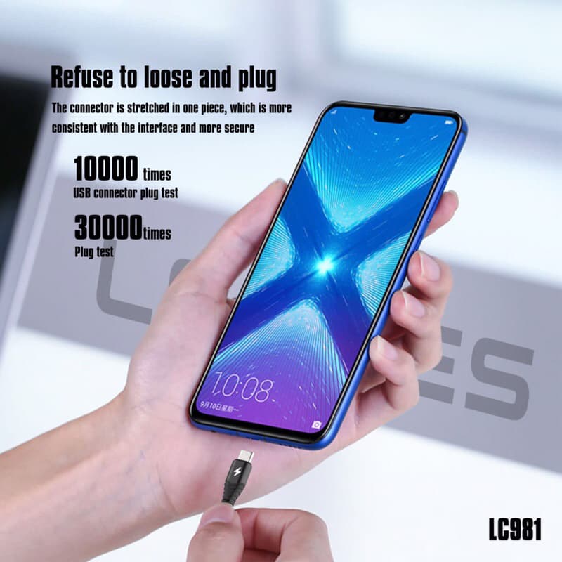 Kabel Data Lenyes 2.4A Fast Charging LC-981